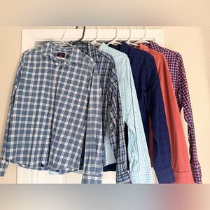 UNTUCKit Men's Casual Button Down Shirts - Blue, Red, Navy, Light Blue